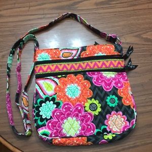 Vera Bradley triple zip hipster